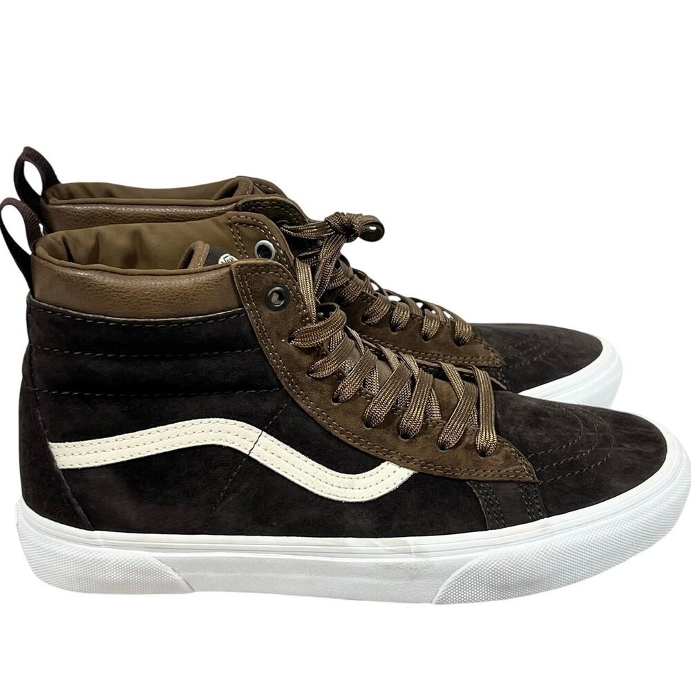 Vans Off The Wall Sk8-Hi MTE Insulated Suede Brown Sneakers Shoes Men 9 Sample